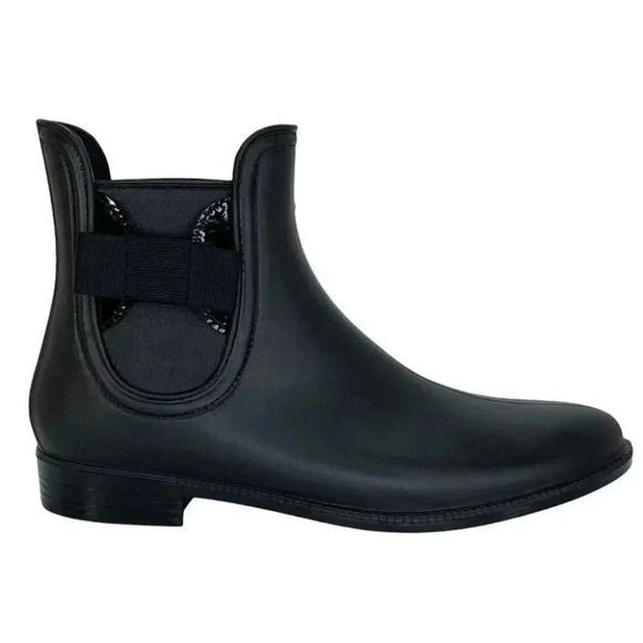 Charter Club Meradeth Black Matte Womens Rain Booties Size 10M - Picture 2 of 14